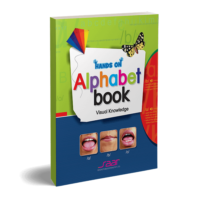 HANDS ON ALPHABET BOOK(VISUAL KNOWLEDGE)