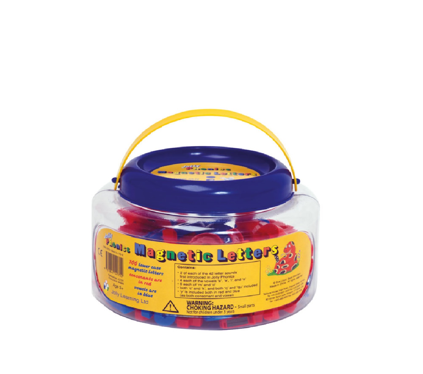 Jolly Phonics Magnetic Letters (tub of 106)* 