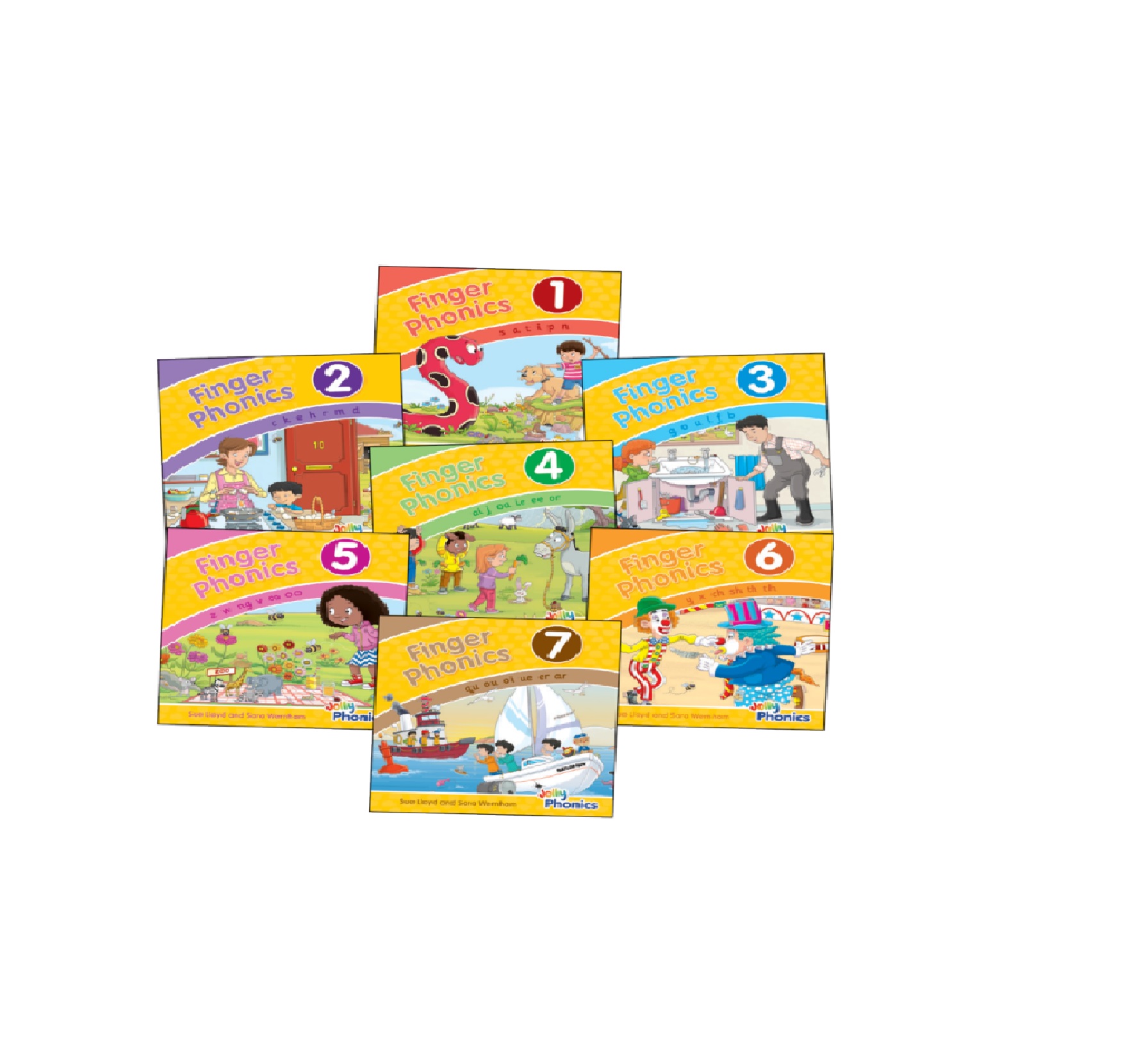 Finger Phonics set of books 1-7