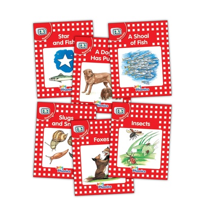 Jolly Phonics Readers, Nonfiction, Red Level (pack of 6)
