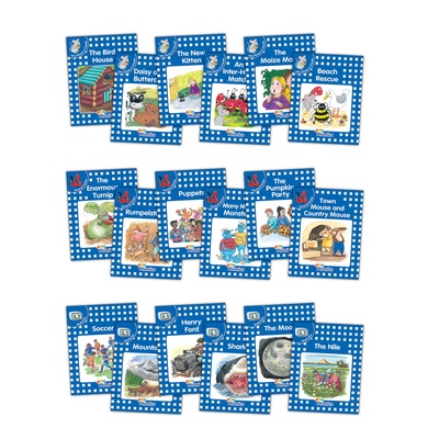 Jolly Phonics Readers, Complete Set Blue Level (pack of 18)