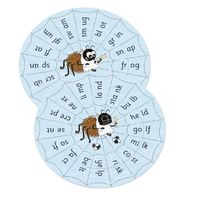 Jolly Phonics Blends Wheels (pack of 10 wheels)