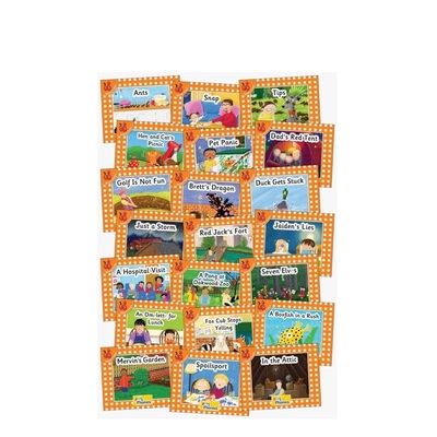 Jolly Phonics Readers,Complete Set ORANGE Level (pack of 21)
