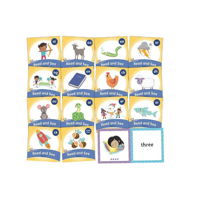 Jolly Phonics Read and See, Pack 2 (14 titles)