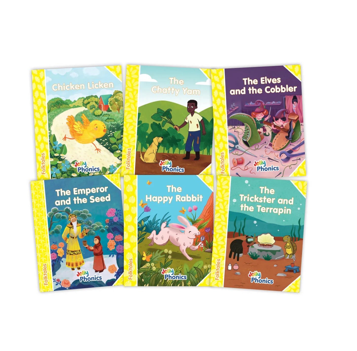 Jolly Phonics Folktales Readers - Yellow Level Books